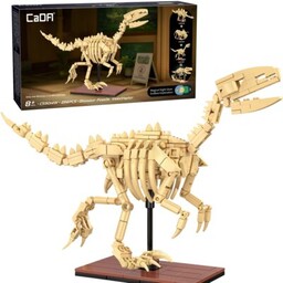 CADA Klocki plastikowe Dinosaur Fossils Velociraptor C59014W