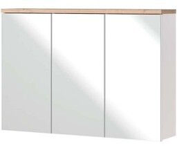 COMAD Szafka z lustrem BALI WHITE 100 cm