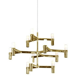 Lampa wisząca ATOMIC złota