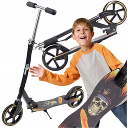 Hulajnoga Dzieci Dorosłych Miejska Składana Kauczukowe Koła Duża