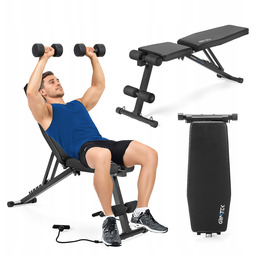 Ławeczka Do Ćwiczeń Ławka Treningowa Regulowana Składana+eskpandery Gymtek