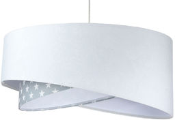 Lumes Biało-szara lampa wisząca w gwiazdki - EX1000-Felisa