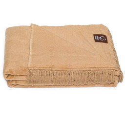 Cotton Cloud Koc Housie Plain Beżowy