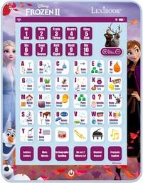 Lexibook, Kraina Lodu, Edukacyjny dwujęzyczny tablet edukacyjny, nauka