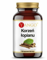 YANGO Korzeń Łopianu 410 mg (90 kaps.)