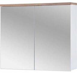 COMAD Szafka z lustrem BALI WHITE 80 cm