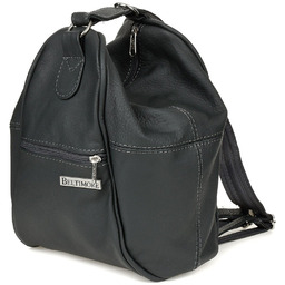 Szary Plecak damski skórzany torebka 2w1 Beltimore 019