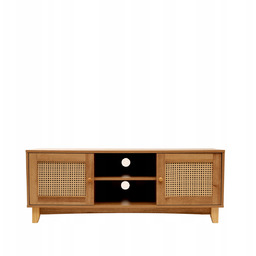 Szafka Rtv Notto z rattanem 120x40x45 cm Homla