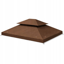Dach Poszycie Pawilon 4x3m Wodoodporny M5BRĄZOWY
