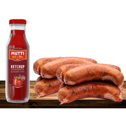 Zestaw Kiełbasa na grilla + Ketchup