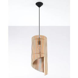 Sollux LAMPA wisząca ALEXIA SL.0640 drewniana OPRAWA ekologiczny