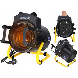 Nagrzewnica Elektryczna Dedra z termostatem Farelka 2kW Regulacja