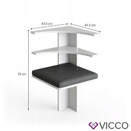 Ławka narożna do jadalni Roman Biały 43.5 x