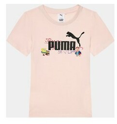 Puma T-Shirt Puma X Spongebob 622212 Różowy Regular