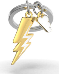 Brelok do kluczy zawieszka do torby Metalmorphose piorun