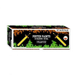 Farby plakatowe Pixel Game 12 kol/20ml - STARPAK