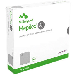 Mepilex Ag opatrunek przeciwbakteryjny 10x10 cm 1 szt