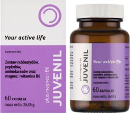 Juvenil Plus Magnez i B6, 60 kapsułek