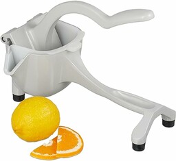 Relaxdays Ręczna wyciskarka do cytrusów, z sitkiem, pojemnikiem