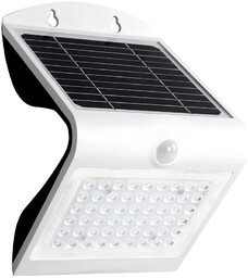 Lumes Biały kinkiet solarny - 3.2W K6-S22