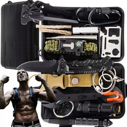 NIEZBĘDNIK WOJSKOWY ZESTAW SURVIVALOWY PRZEŻYCIA PRZETRWANIA MULTITOOL 32EL