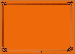 Garcia de Pou Maty stołowe, celuloza, pomarańczowa, 31