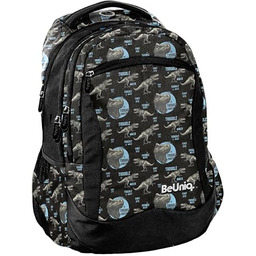 PASO BU22DO-2808, Plecak szkolny BeUniq DINO, Wielobarwny, Wielobarwny,