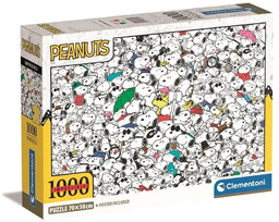 Puzzle 1000 Compact Impossible Peanuts - Clementoni
