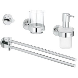 GROHE Zestaw akcesoriów toaletowych Essentials 40846001 Chrom Zyskaj