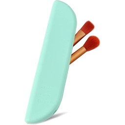 Silikonowy uchwyt na pędzle do makijażu, 21 cm,