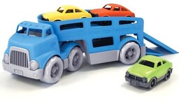 Samochody zabawki Transporter z lawetą GTCCRB1237-Green Toys, pojazdy