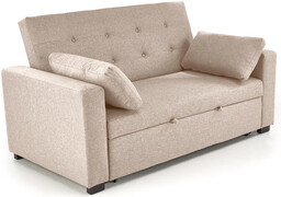 Elior Beżowa sofa wypoczynkowa z funkcją spania -