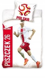 pościel piłkarska Łukasz Piszczek Polska Pzpn 160x200 bawełna