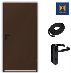 Drzwi Techniczne Brązowe Hormann ZK ISO 80cm 800