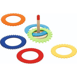 Hoopla z 6 filcowymi pierścieniami, gra edukacyjna, Goki