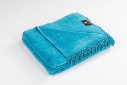 Cotton Cloud Koc Housie Plain Turkusowy