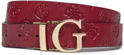 Pasek Damski Guess BW7861 P3430 Bordowy
