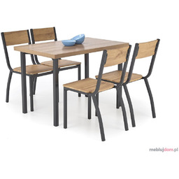 Zestaw stół z krzesłami MILTON Halmar