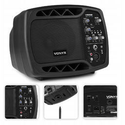 Zestaw Nagłośnieniowy Monitor 80W Pa Bt Usb Vonyx