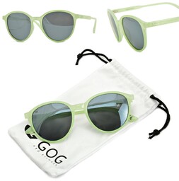 Pistacjowe okulary przeciwsłoneczne z polaryzacją GOG E849-3P
