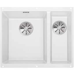 BLANCO Zlewozmywak półtorakomorowy Subline 340/160-U 523552 Biały 46