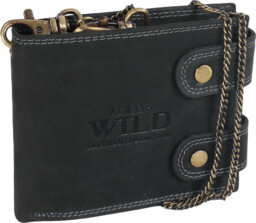 Portfel skórzany Always Wild 2900-BIC BLACK czarny