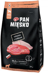 Sucha karma dla psa Pan Mięsko cielęcina
