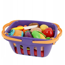Duży Zestaw Plastikowe Owoce i Warzywa do Krojenia