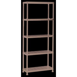 Regał plastikowy czarny