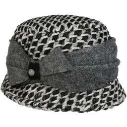 Kapelusz Wełniany Elvara by Lierys, szary, One Size
