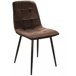 Krzesło Mila Velvet Brązowe
