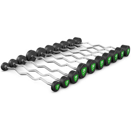 UpForm Zestaw sztang łamanych poliuretanowych 10-55 kg (skok
