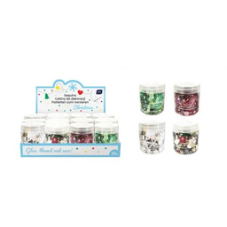Cekiny do dekoracji 30g Christmas (12szt) - INTERDRUK