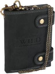 Portfel skórzany Always Wild 2901-BIC BLACK czarny